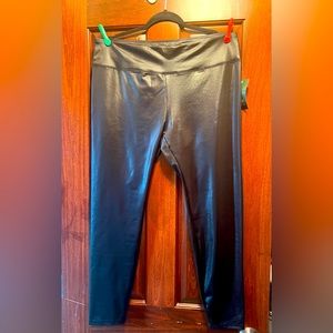 Wild Fable, black liquid leggings, size 1X, new with tags